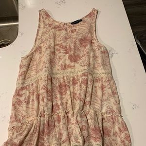 AE floral tank